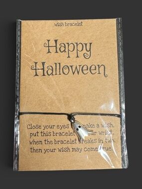 NWT Halloween Ghost Wish Bracelet